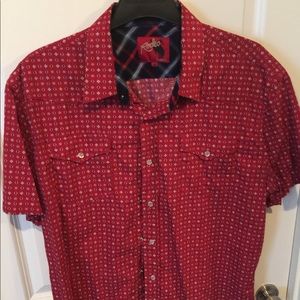 Rodeo brand men’s pearl snap short sleeve